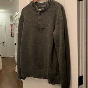 Eddie Bauer Green Wool Sweater